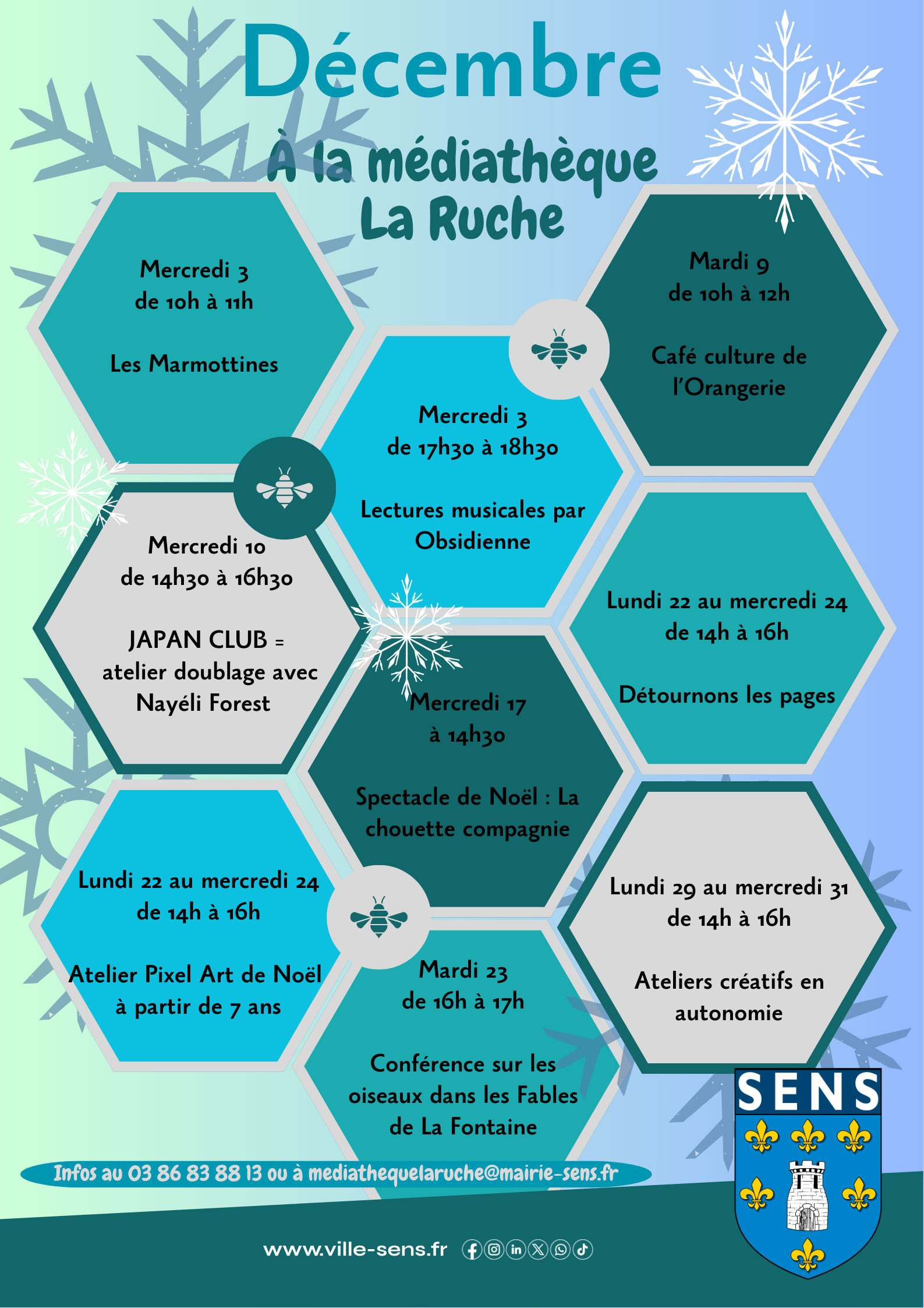 template de décembre