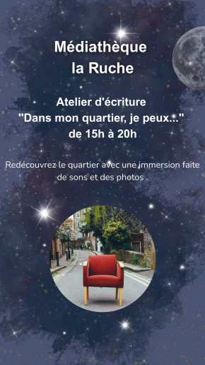 ATELIER ECRITURE QUARTIER 26